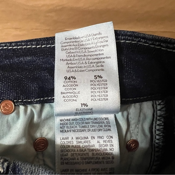 Mother | The Looker Crop On The Edge Jeans Mid Rise Skinny Denim Size 25 - Picture 15 of 15